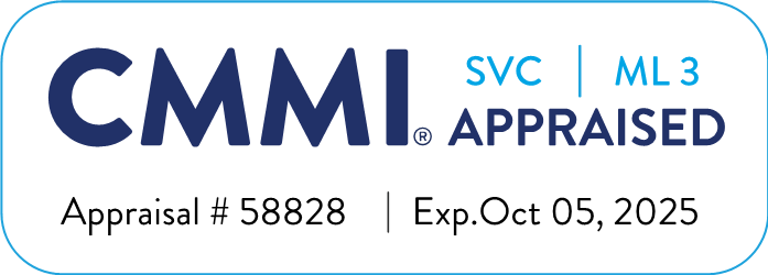 CMMI SVC | ML3 Appraised - #58828, Exp. Oct 05, 2025
